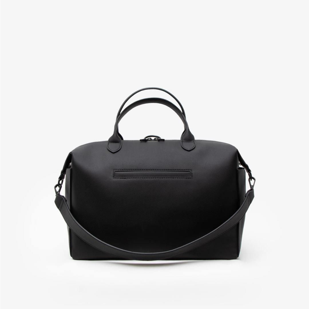 Sac à langer SIENA – Cuir Végan - Black