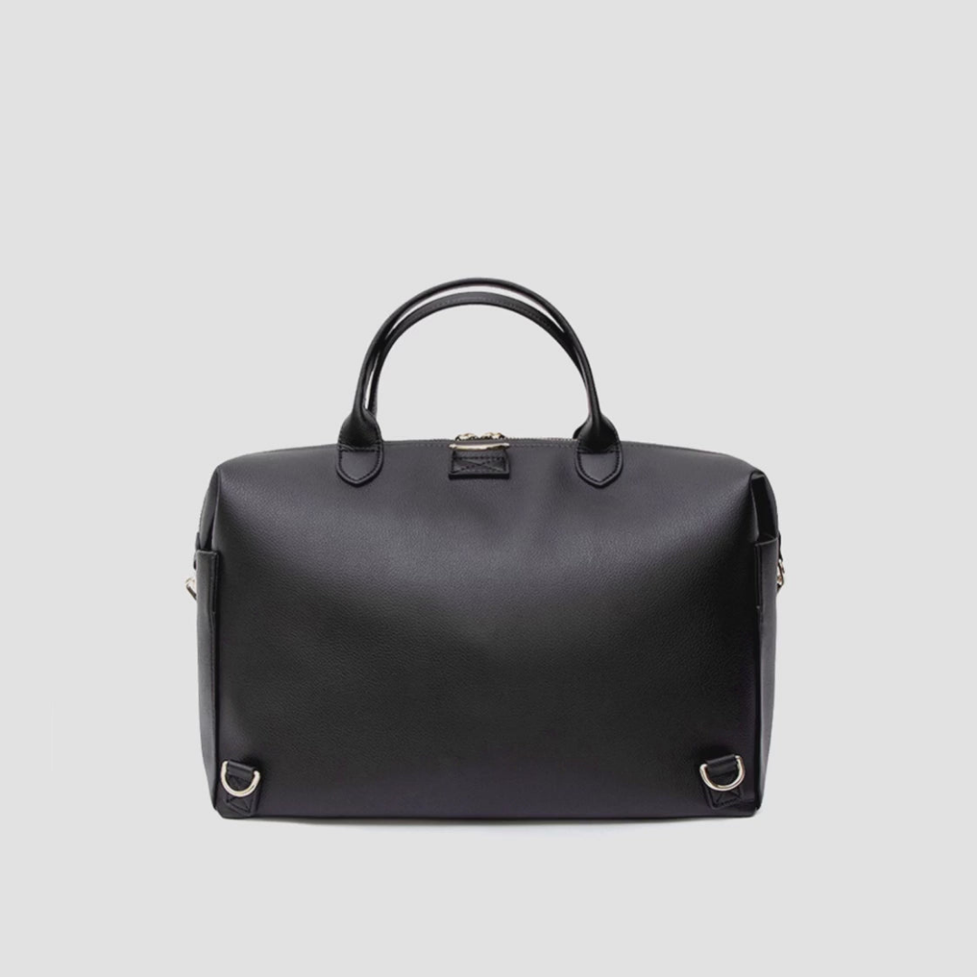 Sac à langer SIENA – Cuir Végan - Black