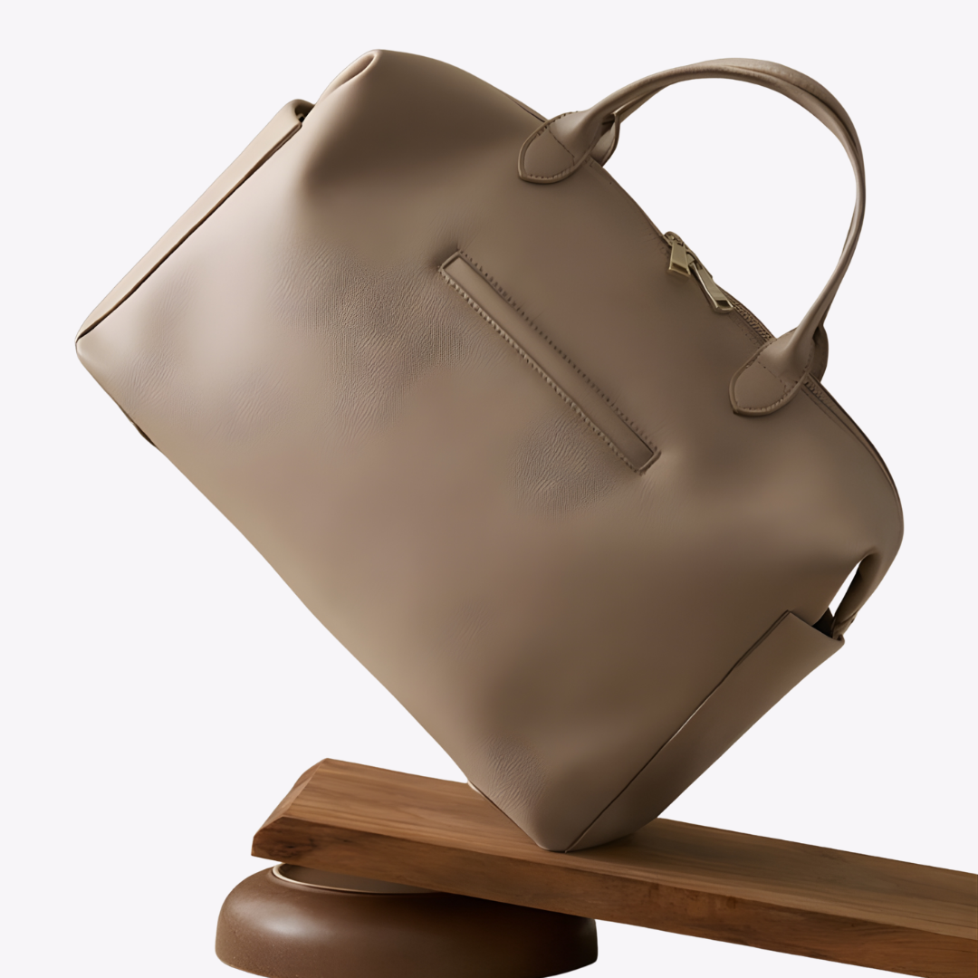 Sac à langer SIENA – Cuir Végan - Crème