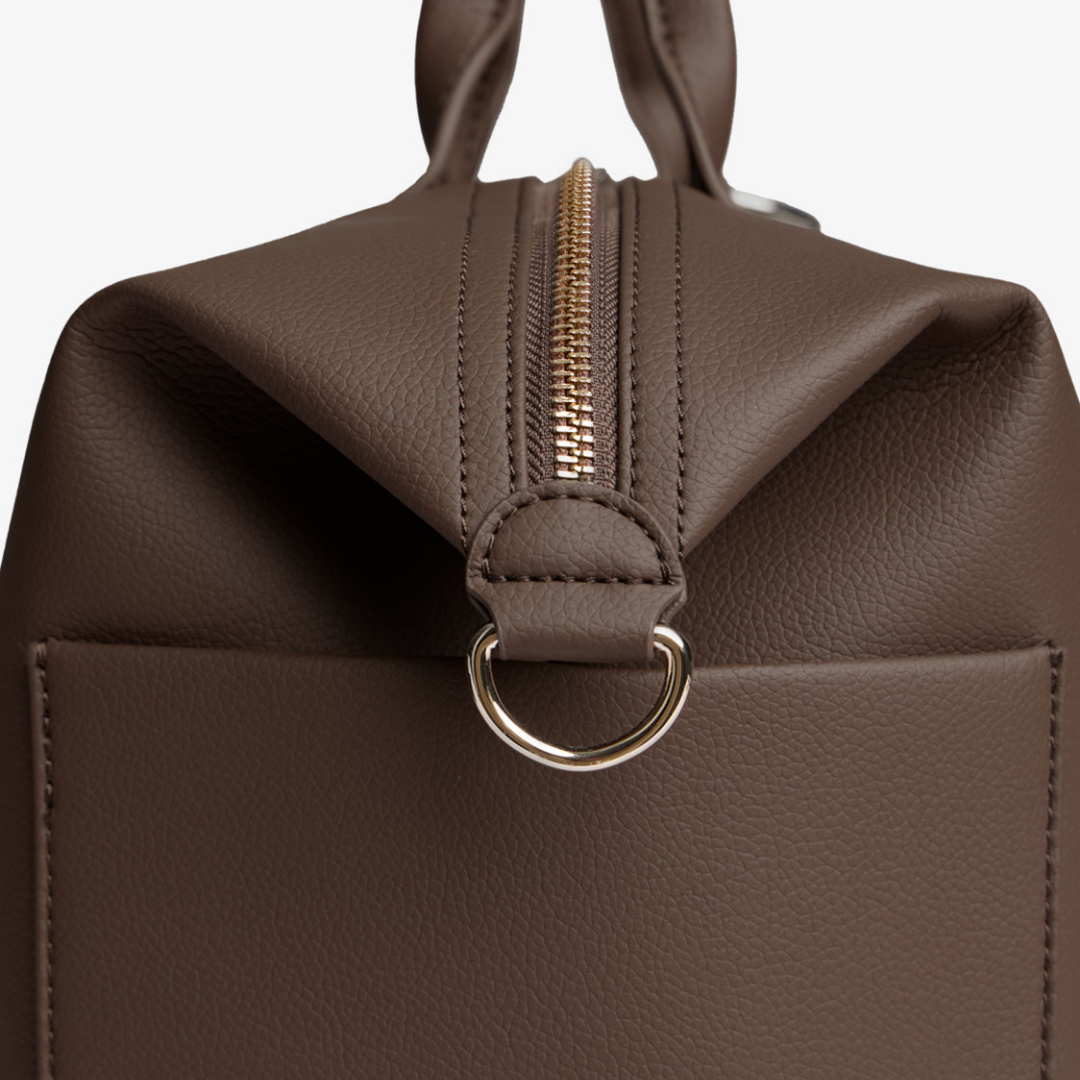 Sac à langer SIENA – Cuir Végan - Marron