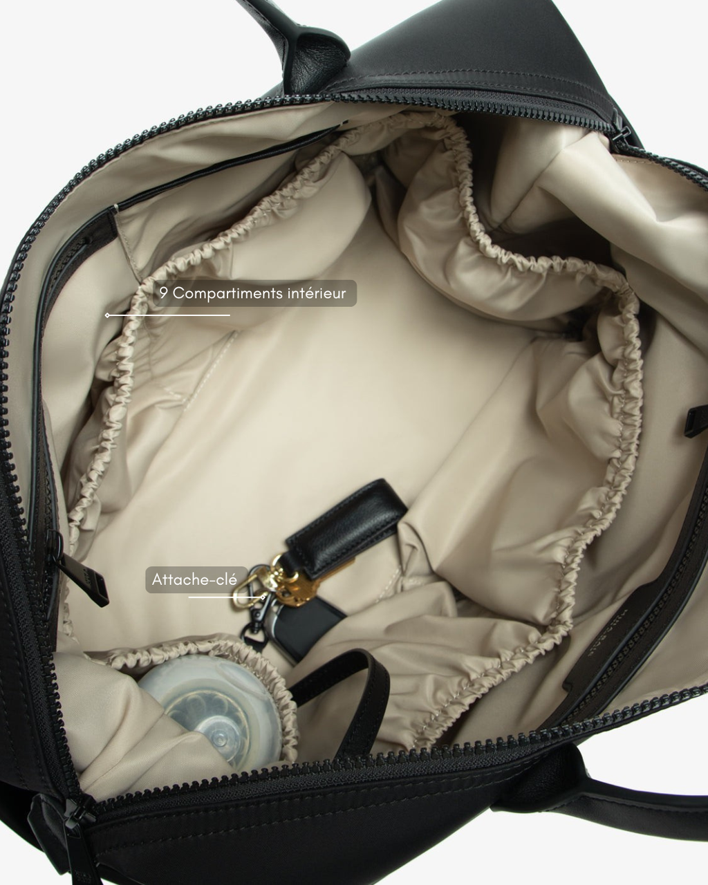 Sac à langer SIENA – Cuir Végan