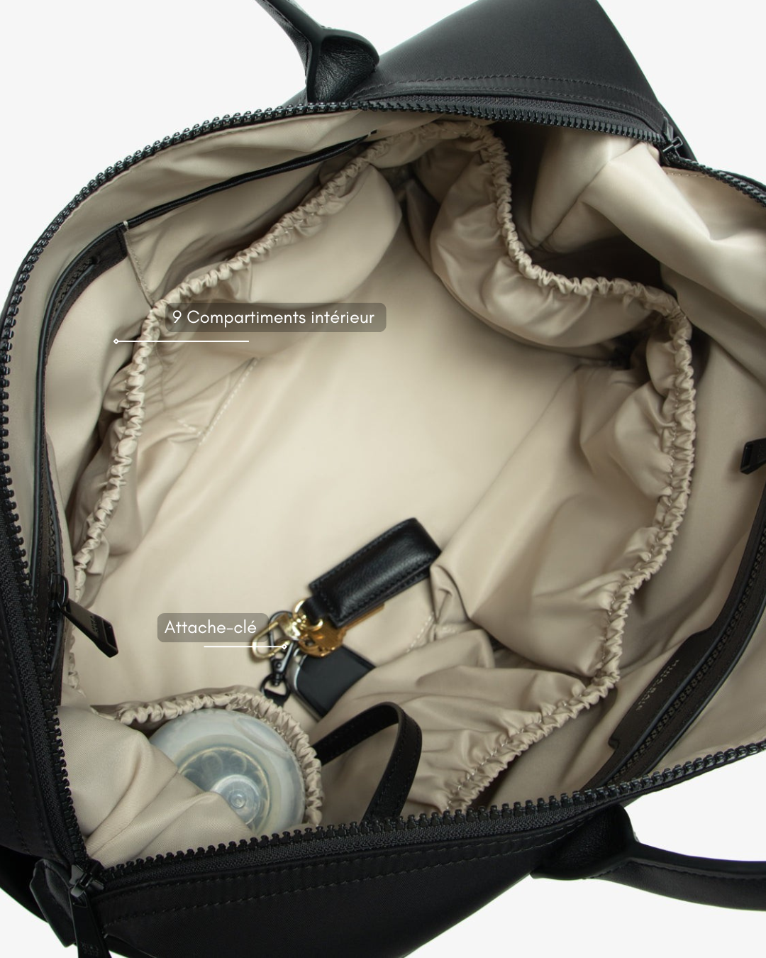 Sac à langer SIENA – Cuir Végan