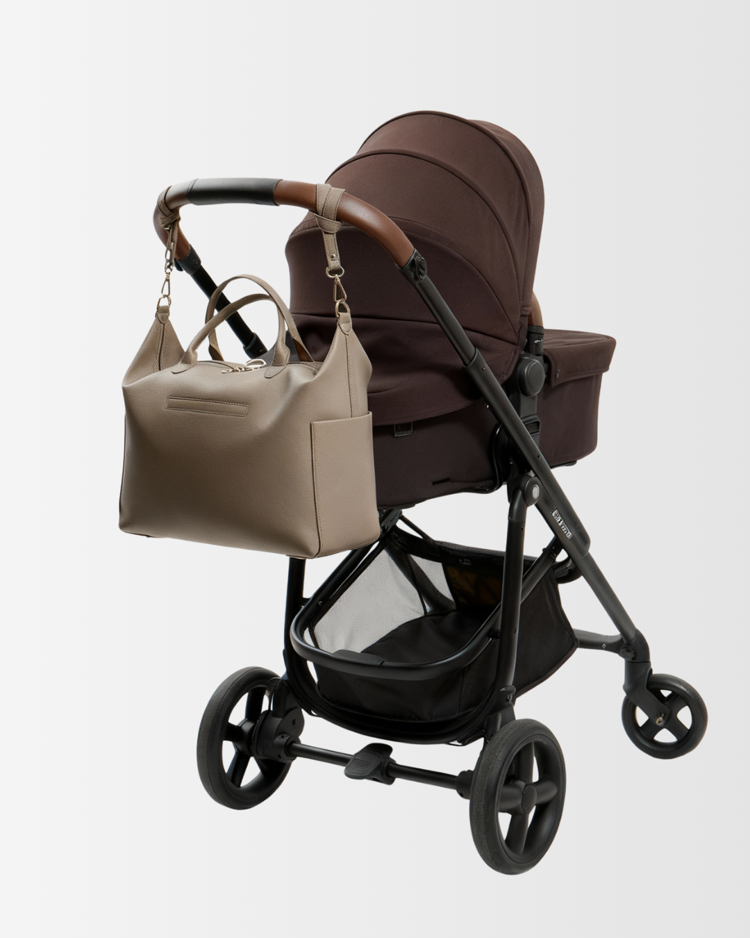 Sac à langer SIENA – Cuir Végan - Crème